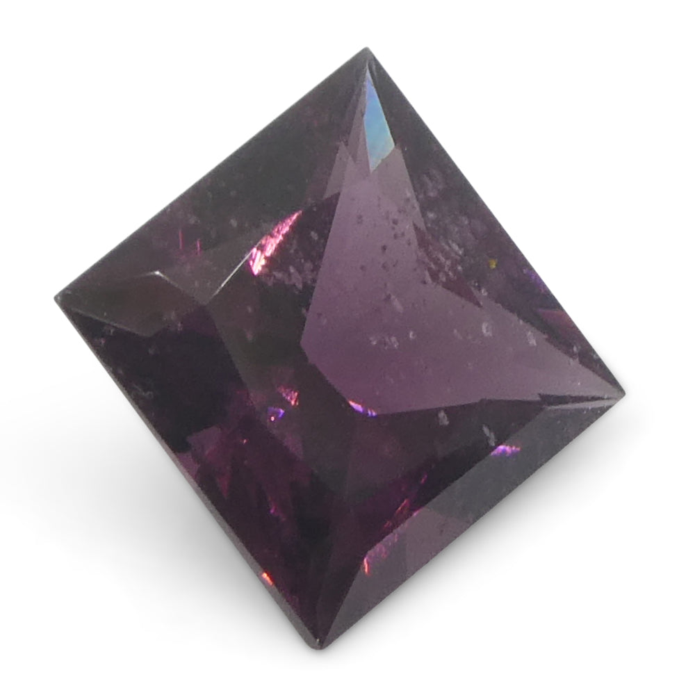 1.15ct Square Purplish Pink Spinel from Burma, Unheated Brilliant Cut Gemstone by SkyJems Canadian Gem Experts