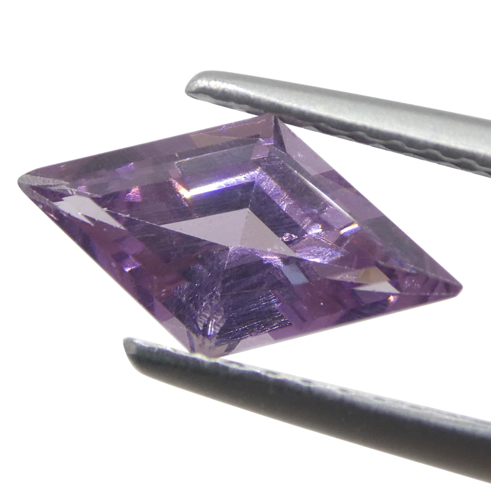 1.11ct Kite Purple Spinel from Burma Unheated