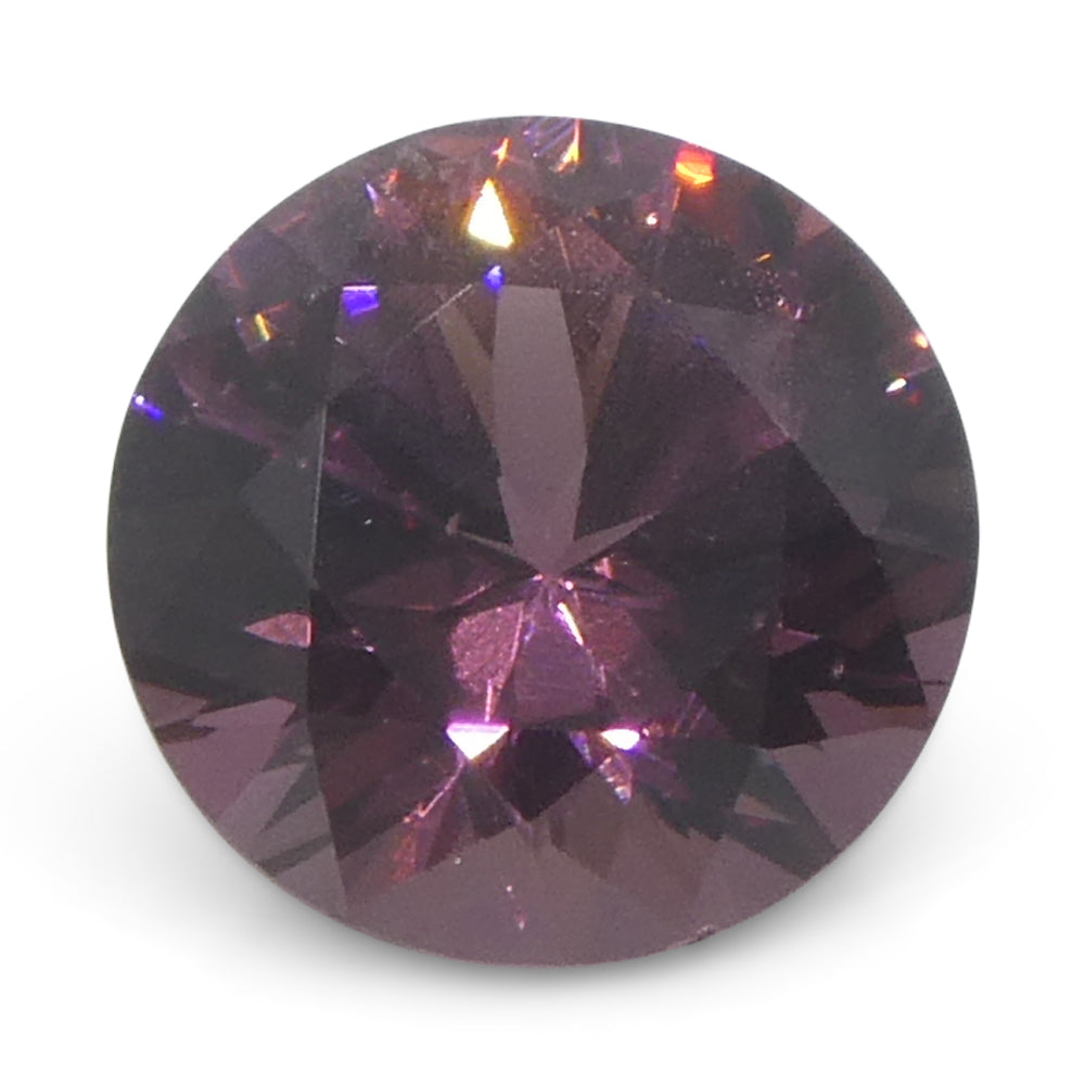 Spinel 1.13 cts 6.43 x 6.43 x 4.09 mm Round Very Very Slightly Purplish Pink  $910