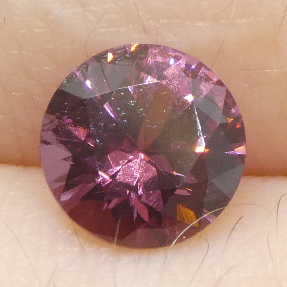 1.13ct Round Pink Spinel from Burma Unheated