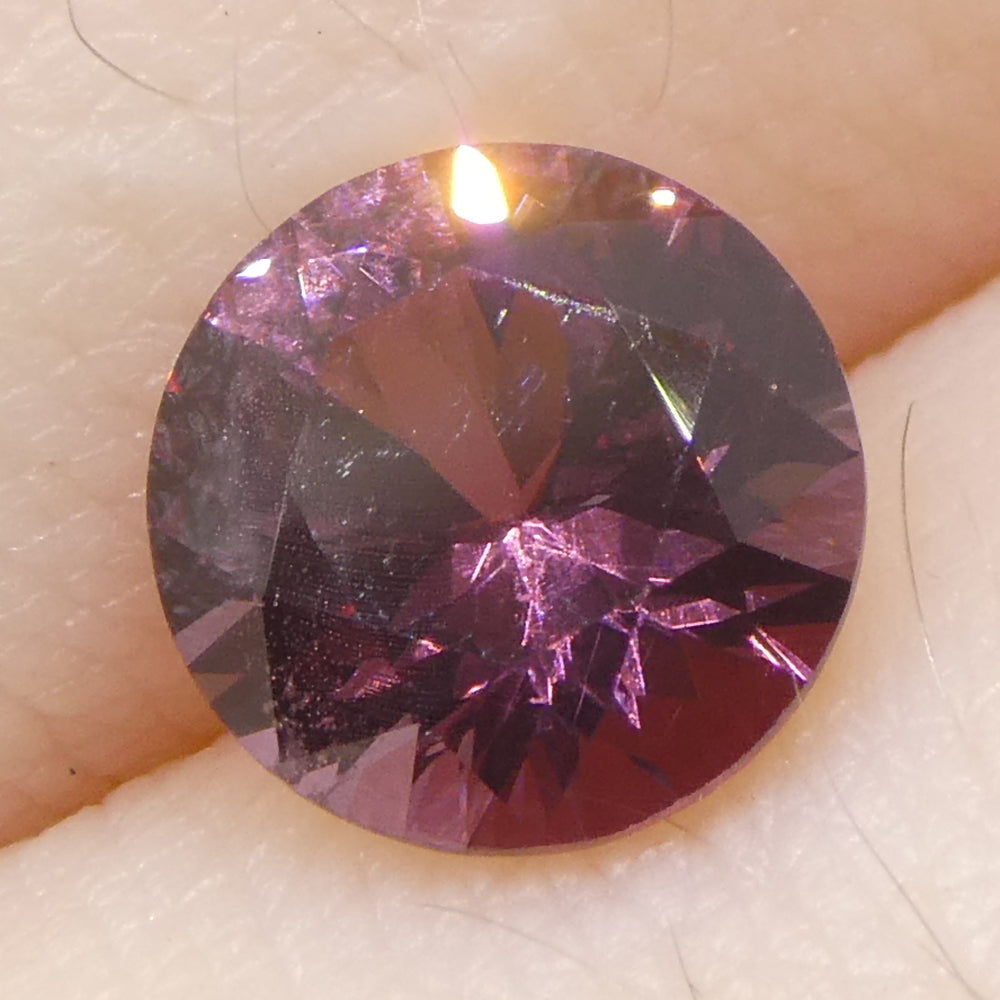 1.13ct Round Pink Spinel from Burma Unheated