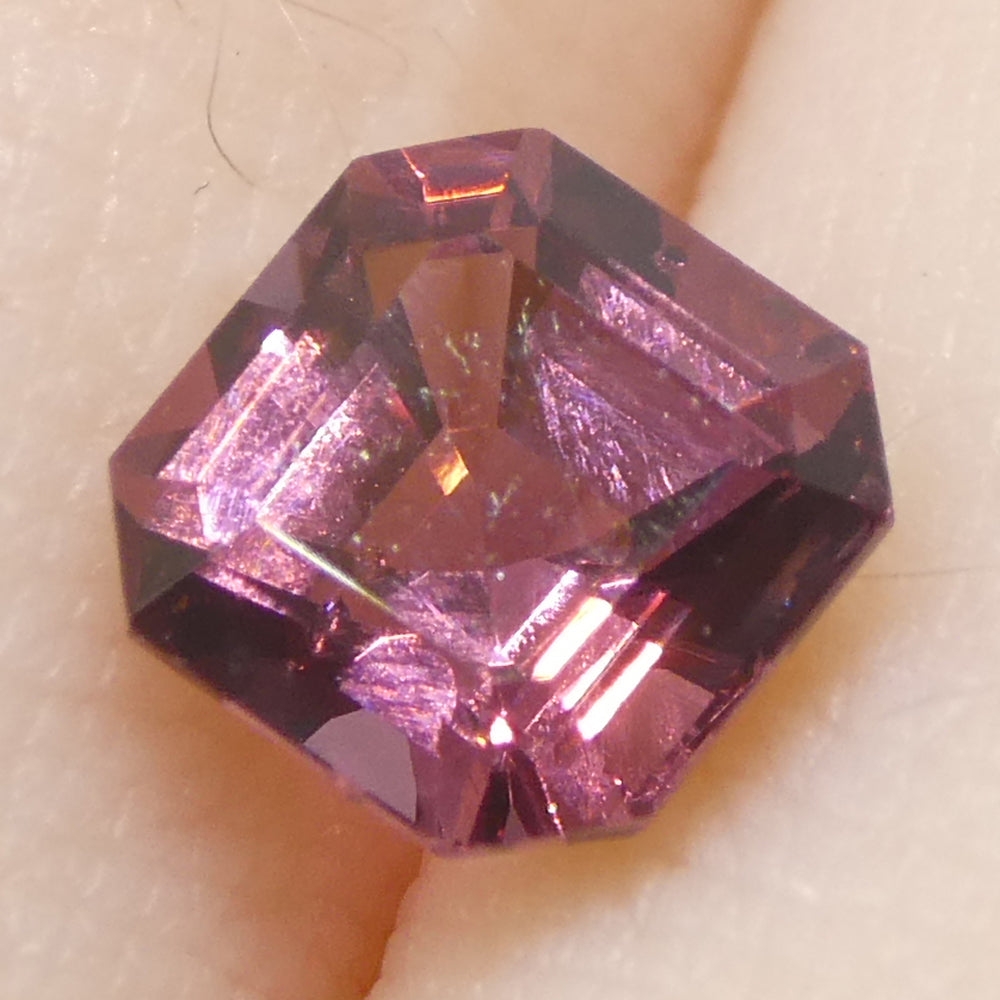 1.16ct Asscher Cut/Square Pink Spinel from Burma Unheated