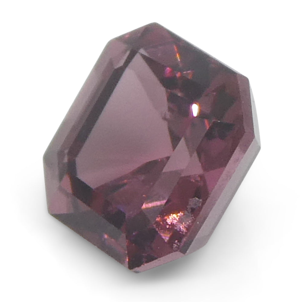 1.16ct Asscher Cut/Square Pink Spinel from Burma Unheated