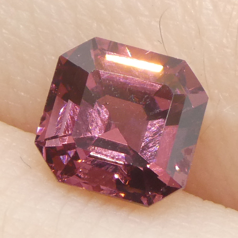 1.16ct Asscher Cut/Square Pink Spinel from Burma Unheated