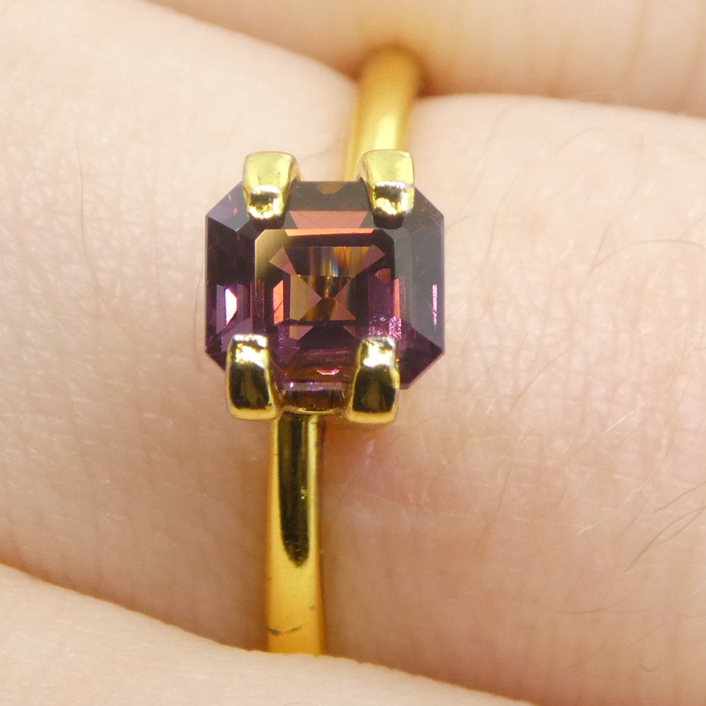 1.09ct Octagonal/Emerald Cut Pink Spinel from Burma Unheated