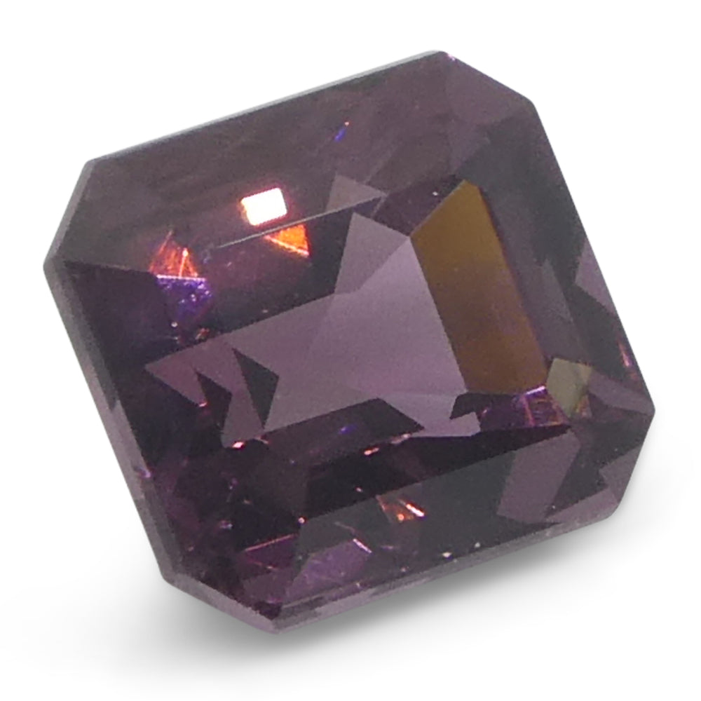 1.09ct Octagonal/Emerald Cut Pink Spinel from Burma Unheated