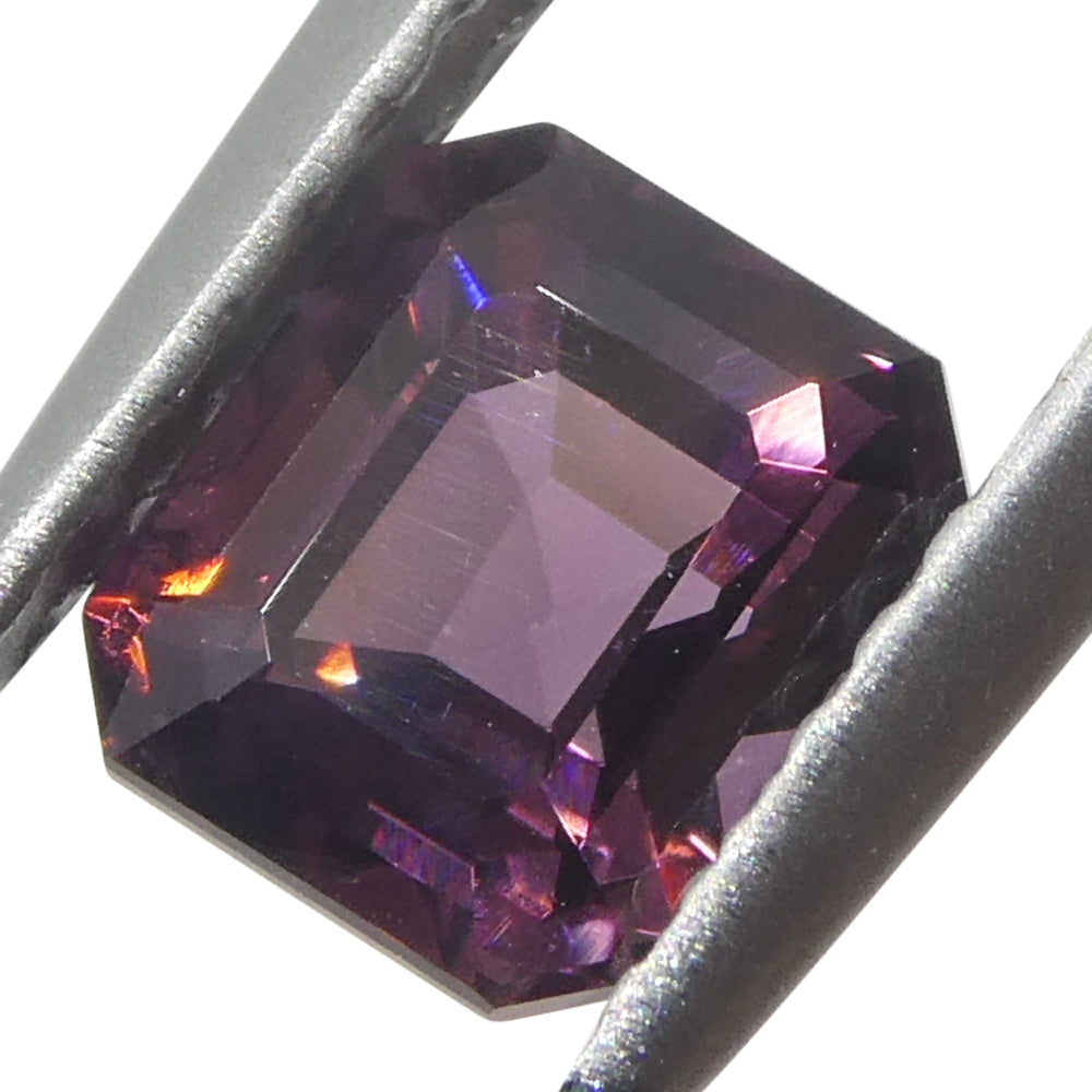 1.09ct Octagonal/Emerald Cut Pink Spinel from Burma Unheated