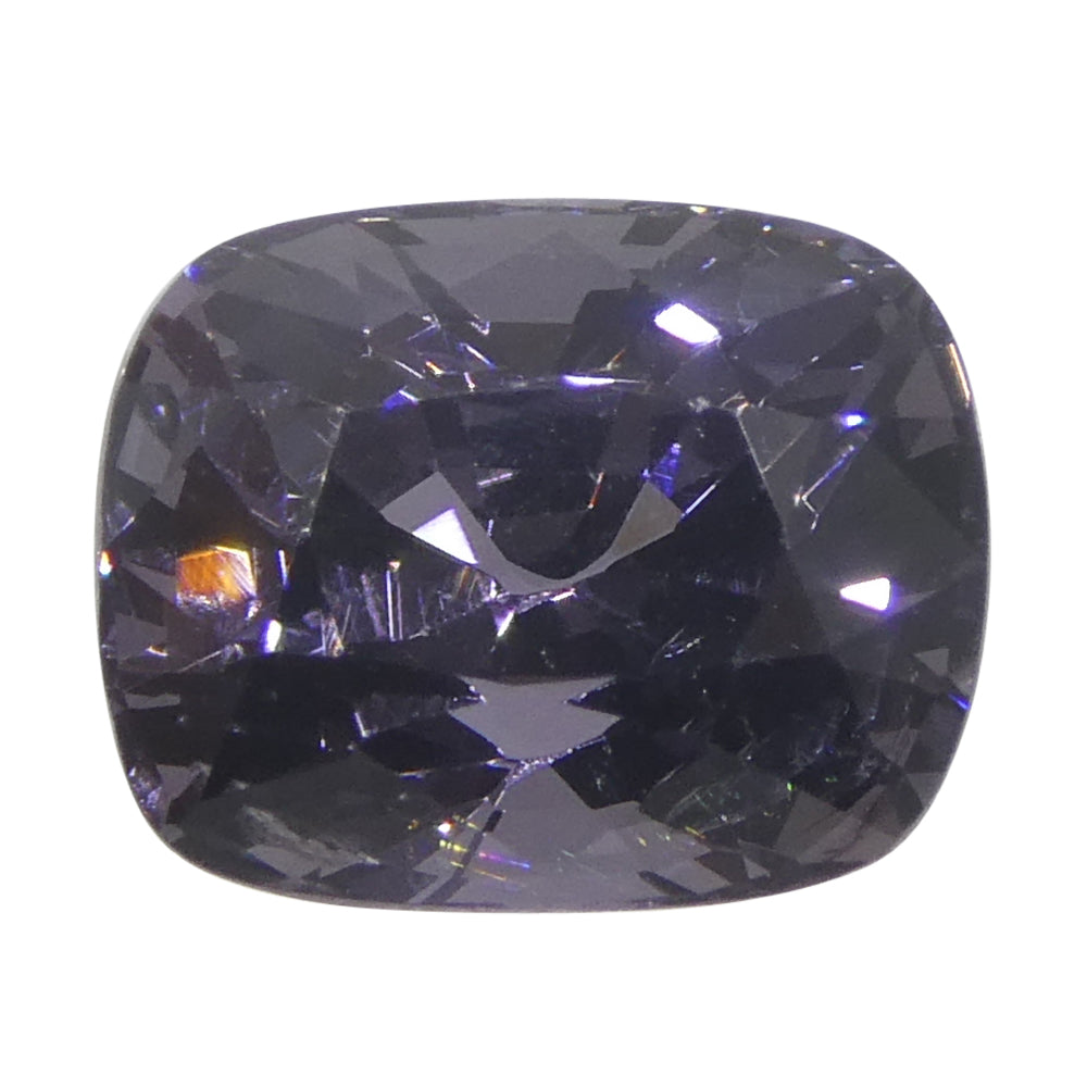 2.67ct Cushion Purple Spinel from Burma Unheated - Skyjems Wholesale Gemstones