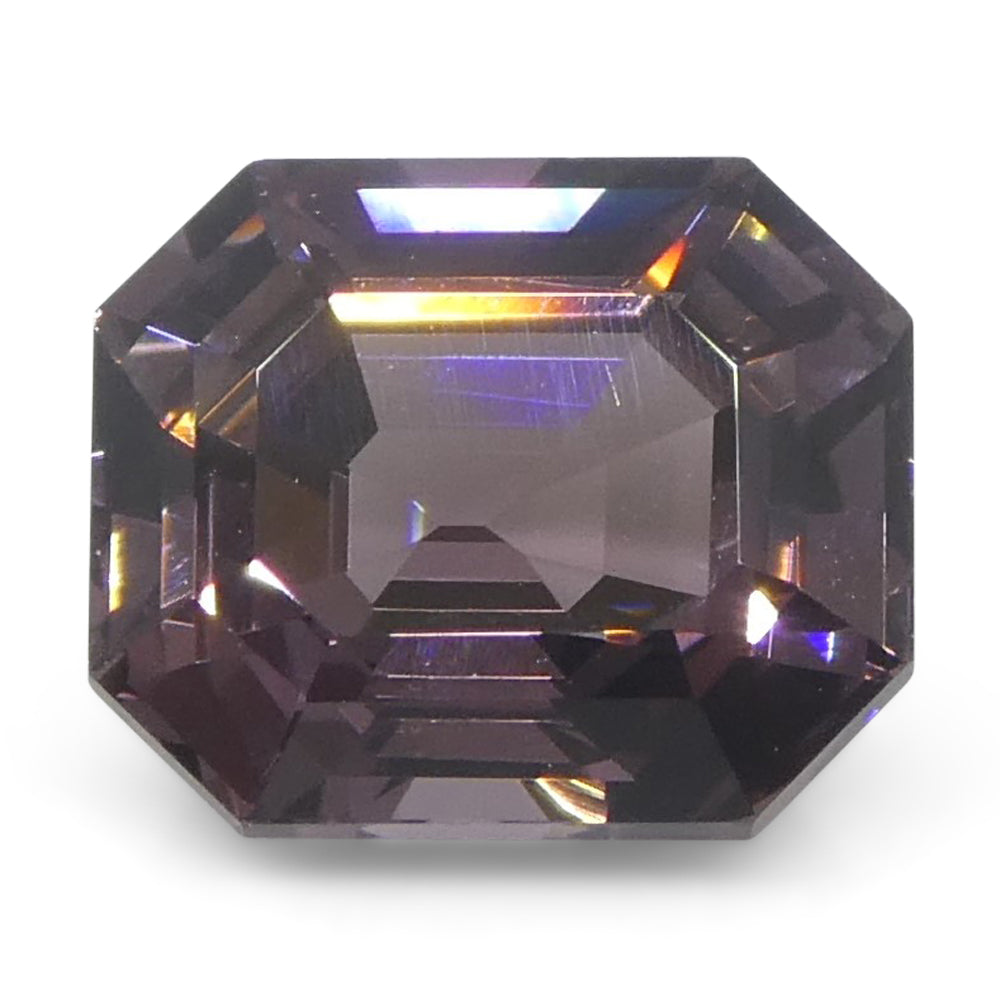 2.44ct Octagonal/Emerald Cut Purple Spinel from Burma Unheated