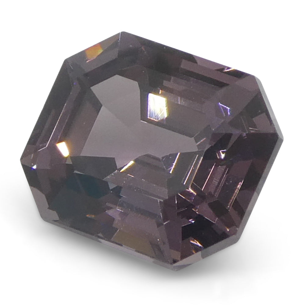 2.44ct Octagonal/Emerald Cut Purple Spinel from Burma Unheated