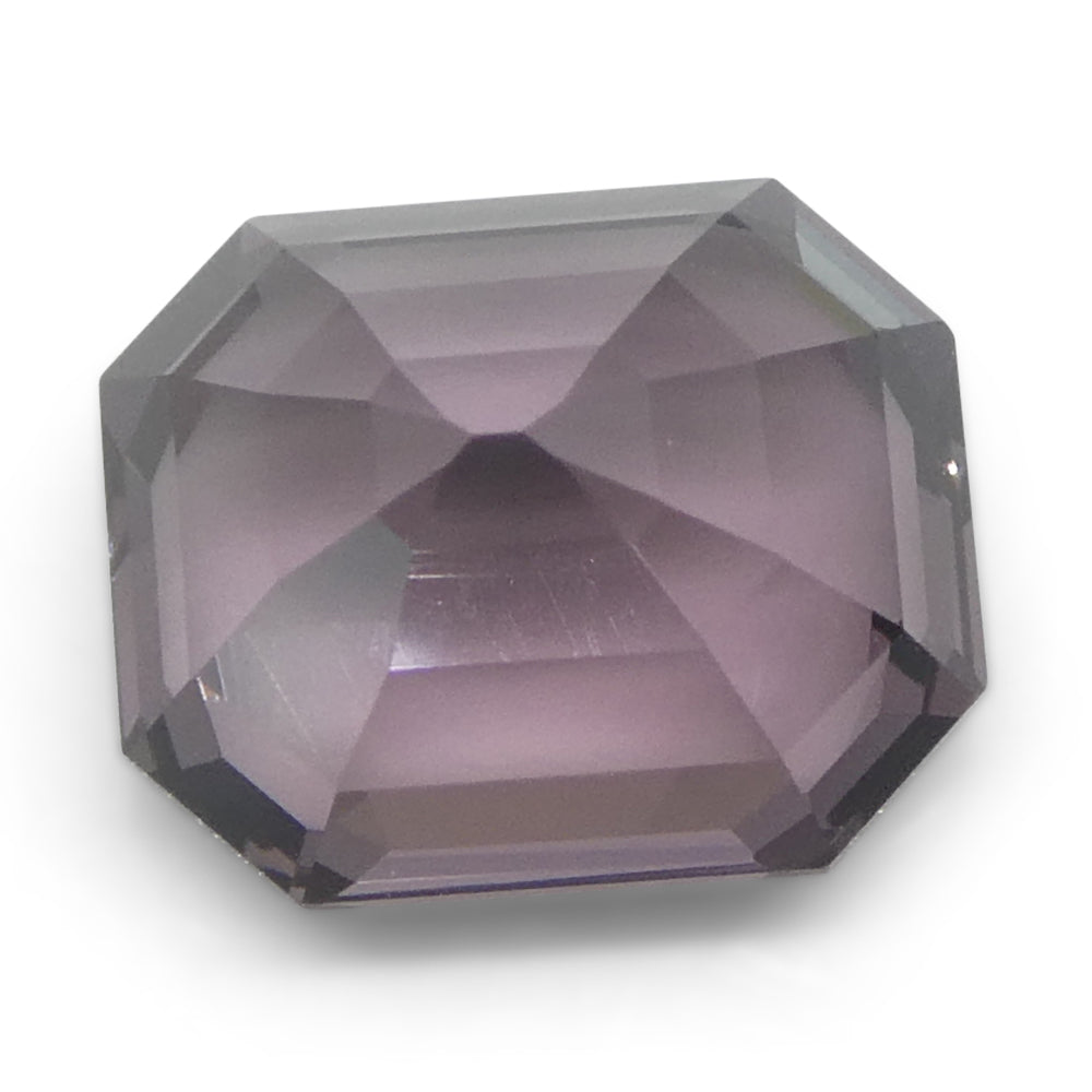 2.44ct Octagonal/Emerald Cut Purple Spinel from Burma Unheated