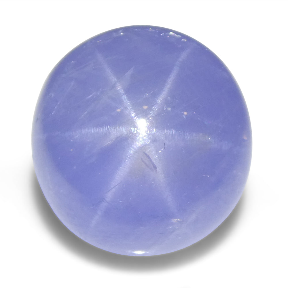 8.37ct Oval Cabochon Blue Star Sapphire from Sri Lanka Unheated - Skyjems Wholesale Gemstones