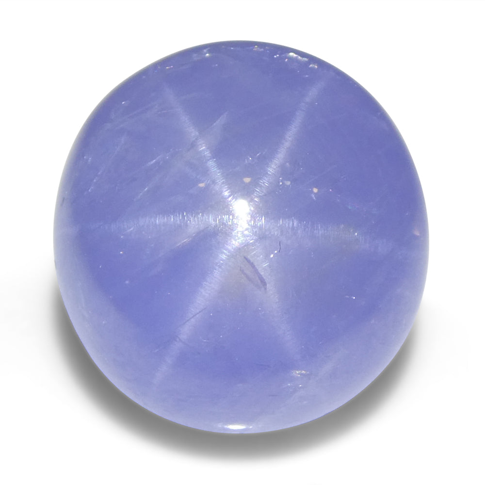 8.37ct Oval Cabochon Blue Star Sapphire from Sri Lanka Unheated - Skyjems Wholesale Gemstones