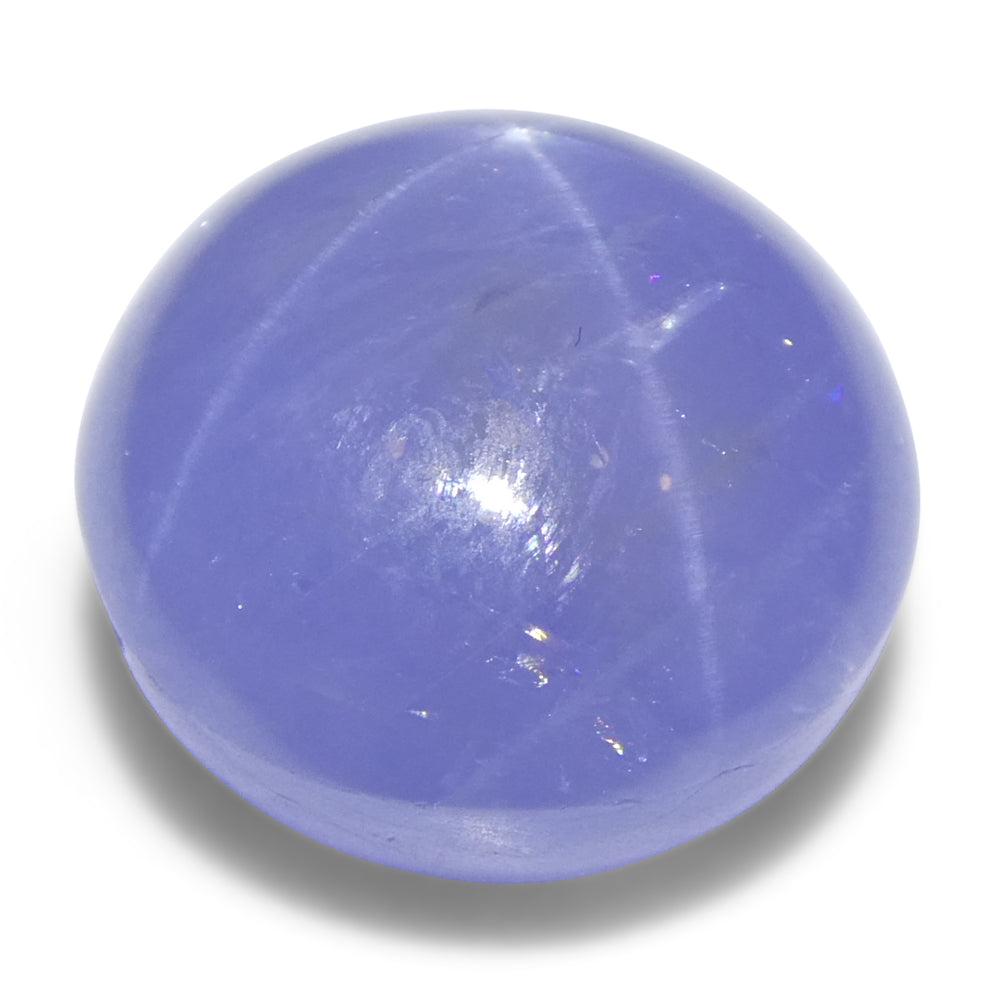 8.37ct Oval Cabochon Blue Star Sapphire from Sri Lanka Unheated - Skyjems Wholesale Gemstones