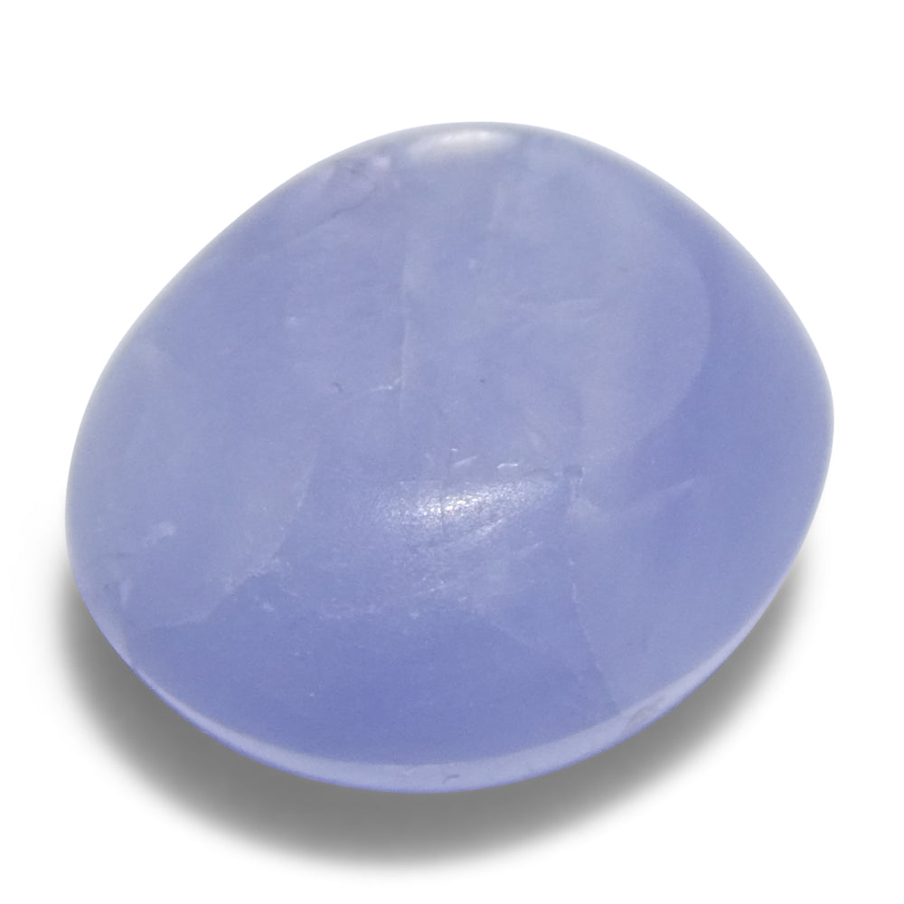 7.93ct Oval Cabochon Blue Star Sapphire from Sri Lanka Unheated - Skyjems Wholesale Gemstones