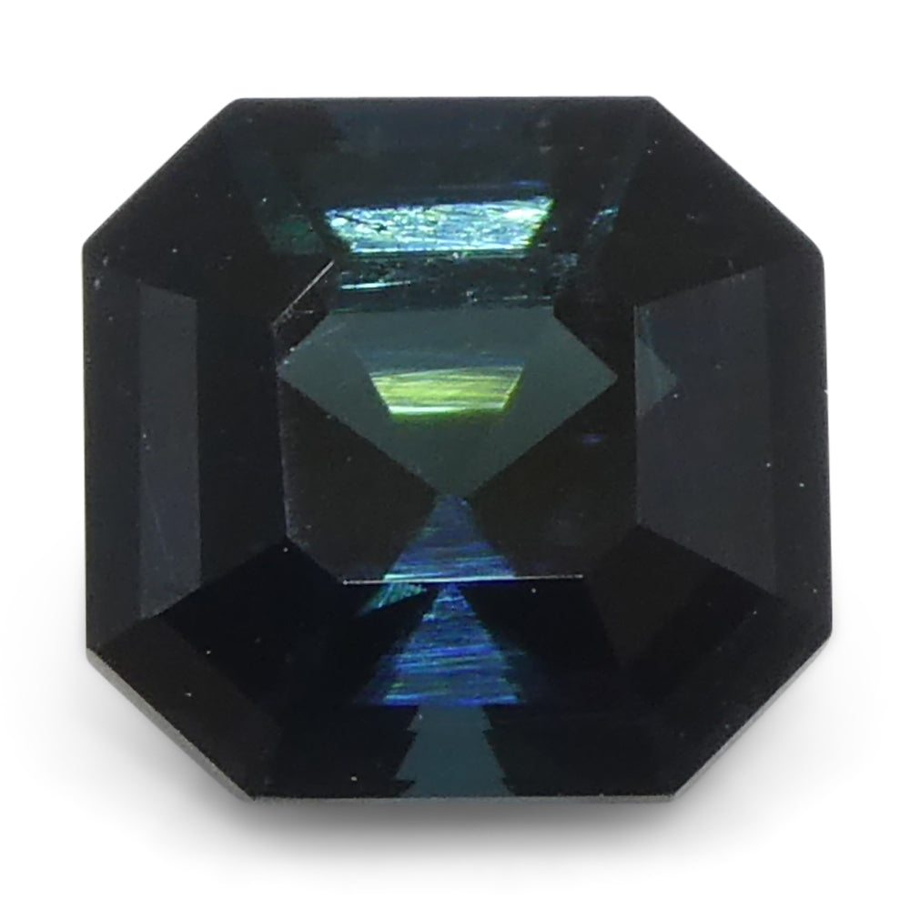 Tourmaline 1.27 cts 6.39 x 6.25 x 4.63 mm Asscher Cut/Square Very Slightly Greenish Blue  $770