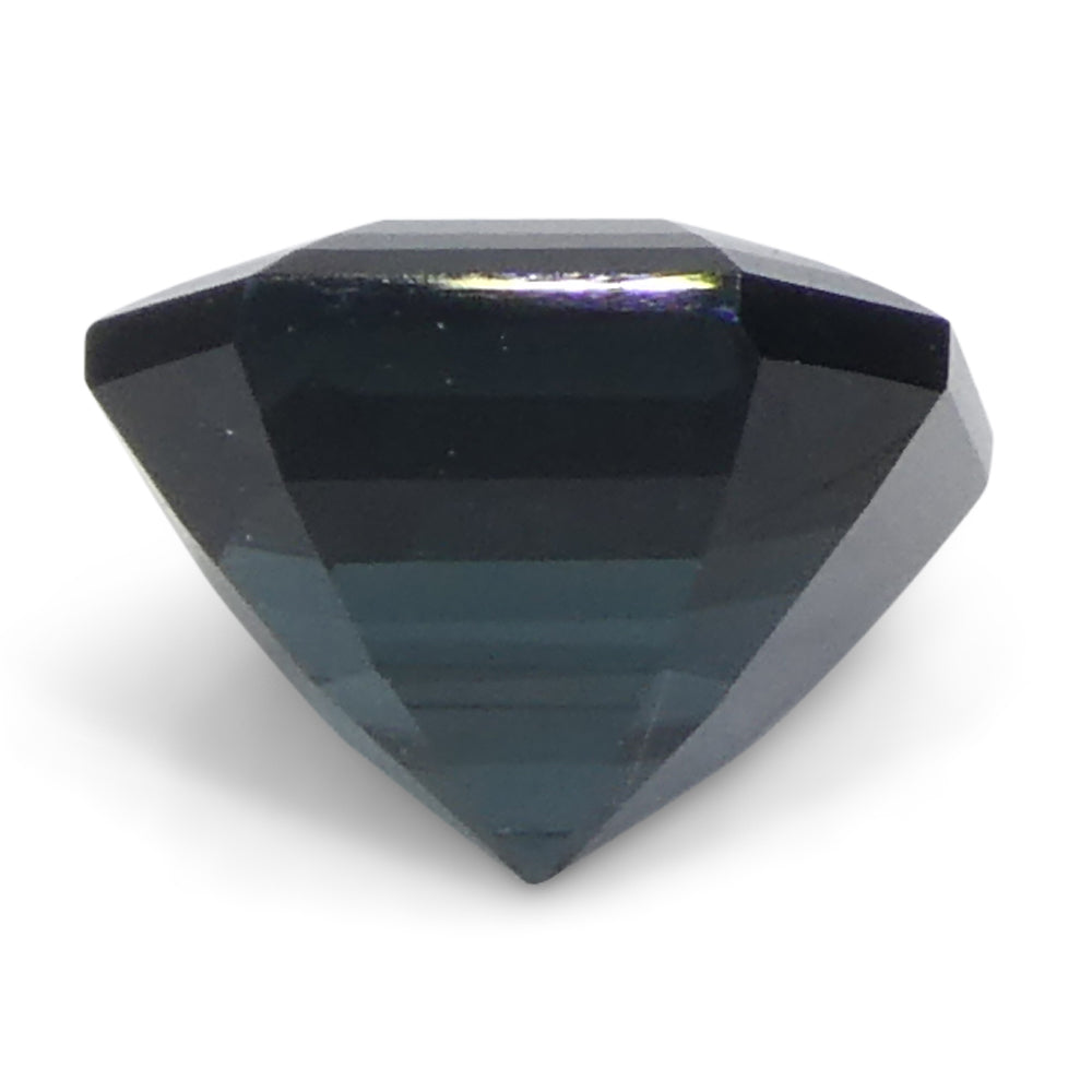 1.27ct Asscher Cut/Square Blue Indicolite Tourmaline - Skyjems Wholesale Gemstones