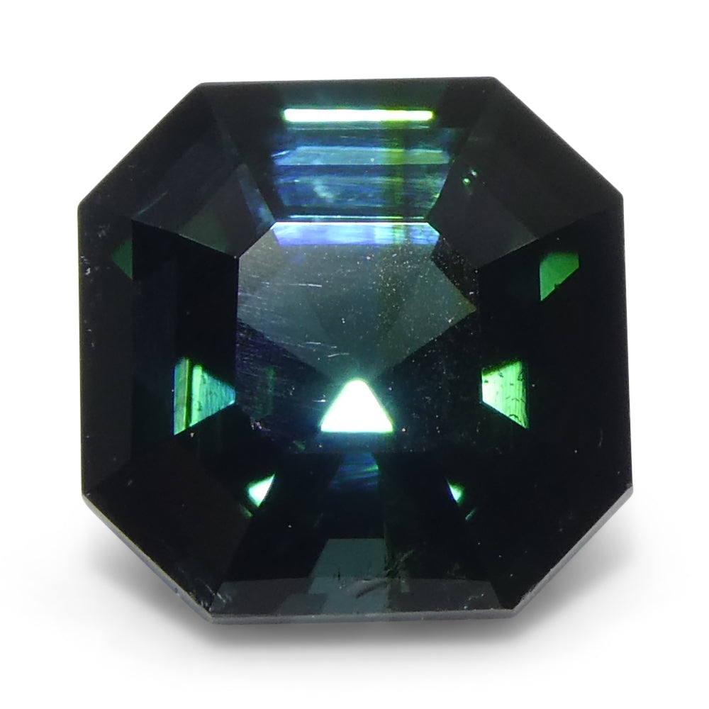 Tourmaline 1.71 cts 7.02 x 6.98 x 5.10 mm Asscher Cut/Square Blue-Green  $1030