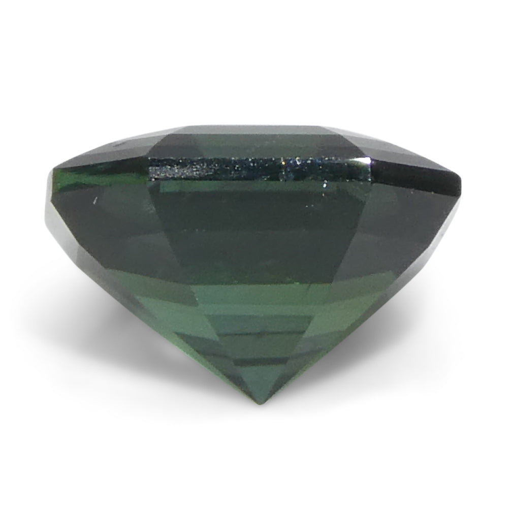 1.36ct Asscher Cut/Square Green Tourmaline from Brazil Unheated