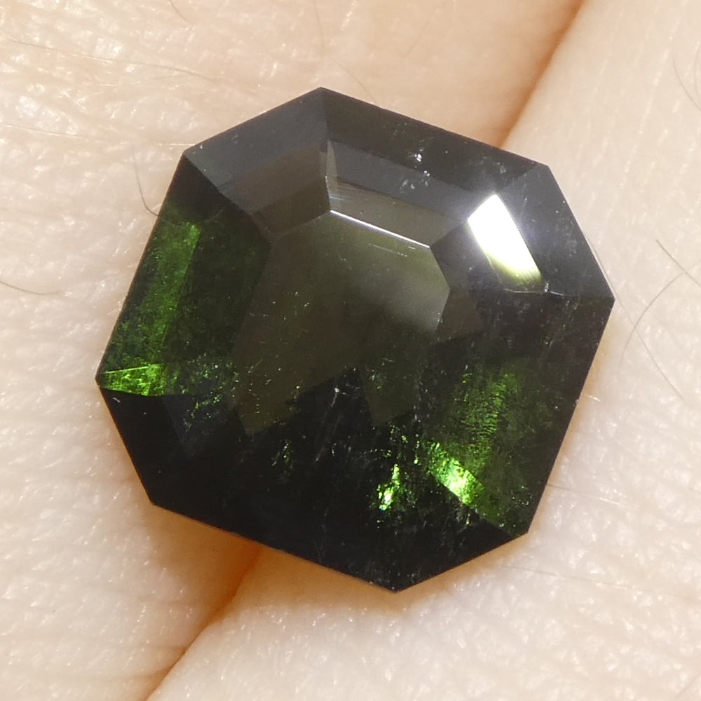 2.26ct Asscher Cut/Square Green Tourmaline - Skyjems Wholesale Gemstones