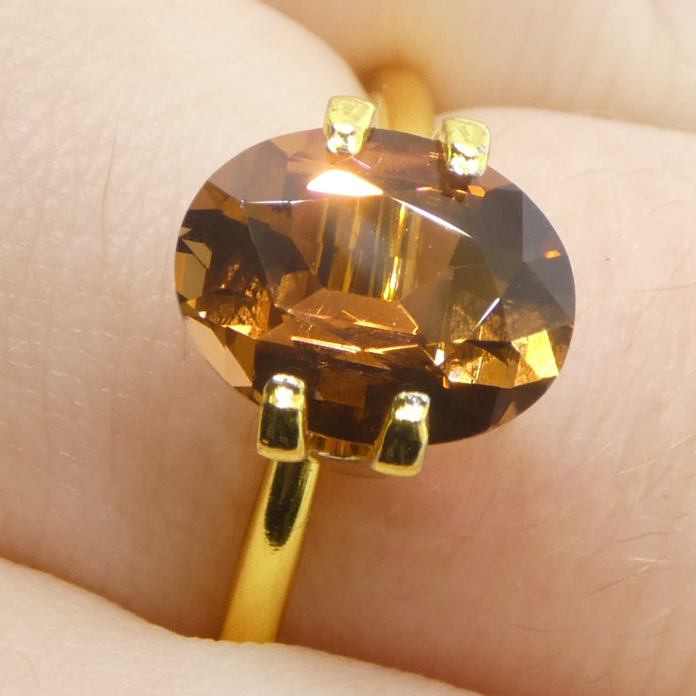 2.24ct Oval Orange Tourmaline - Skyjems Wholesale Gemstones