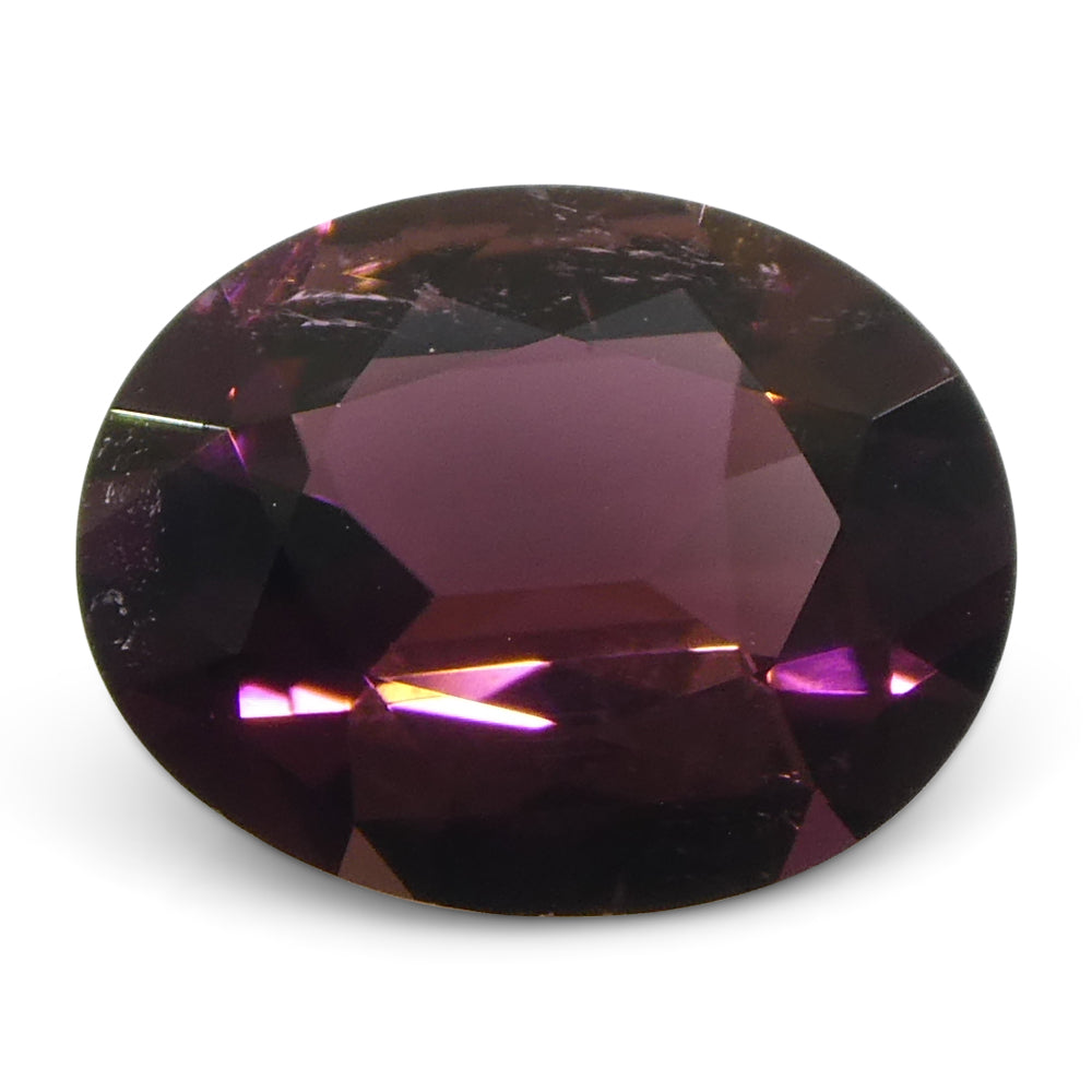 2.1ct Oval Pink Tourmaline from Brazil Unheated