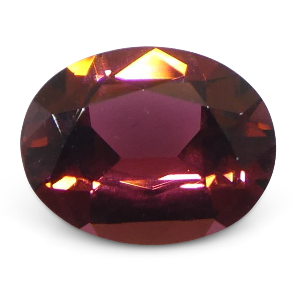 1.46ct Brazilian Oval Pink Tourmaline from SkyJems, premium pink gemstone with vibrant color and elegant step-cut shape