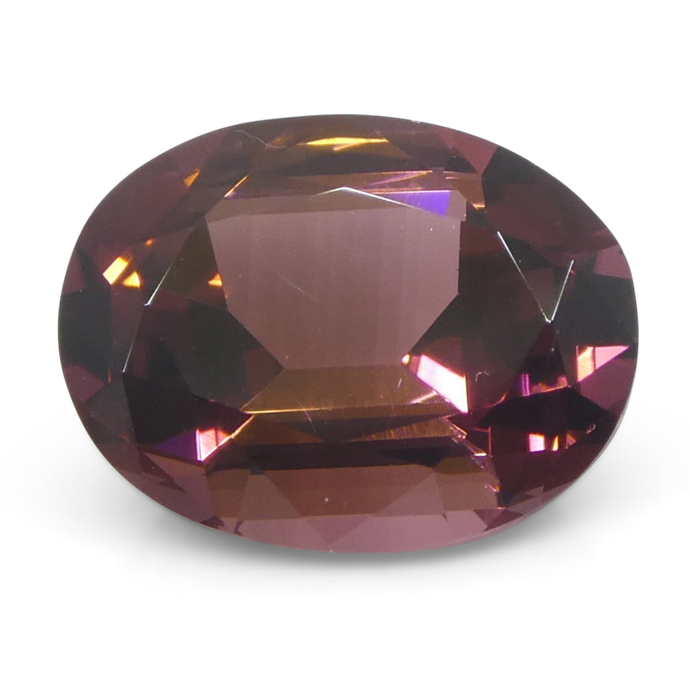 1.82ct Oval Pink Tourmaline from Brazil Unheated