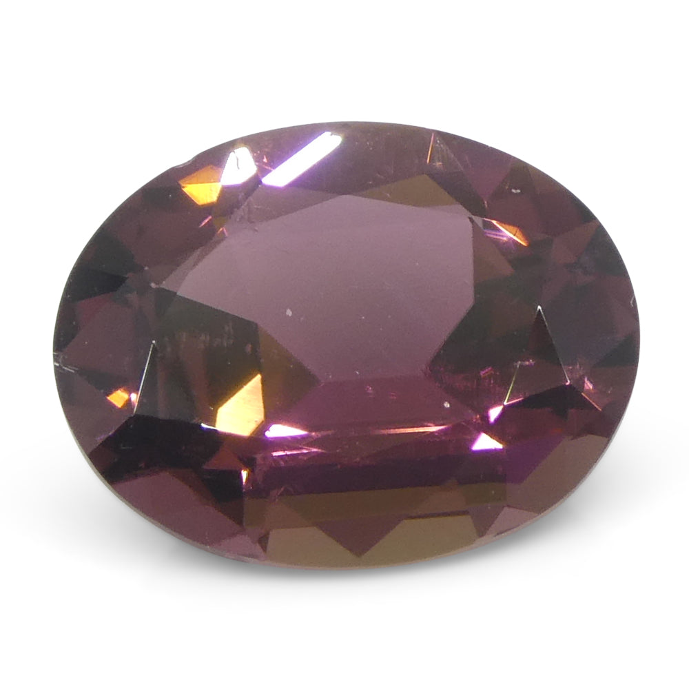 Tourmaline 2.2 cts 10.01 x 8.04 x 4.53 mm Oval Very Slightly Orangy Pink  $1320