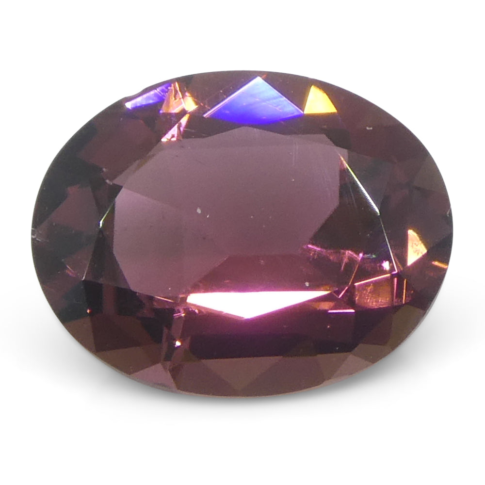 2.2ct Oval Pink Tourmaline from Brazil, precision-cut single stone by SkyJems, Canadian gemstone experts since 1967