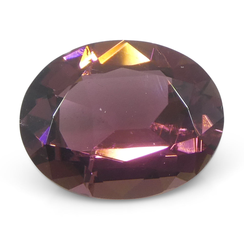 2.2ct Oval Pink Tourmaline from Brazil Unheated