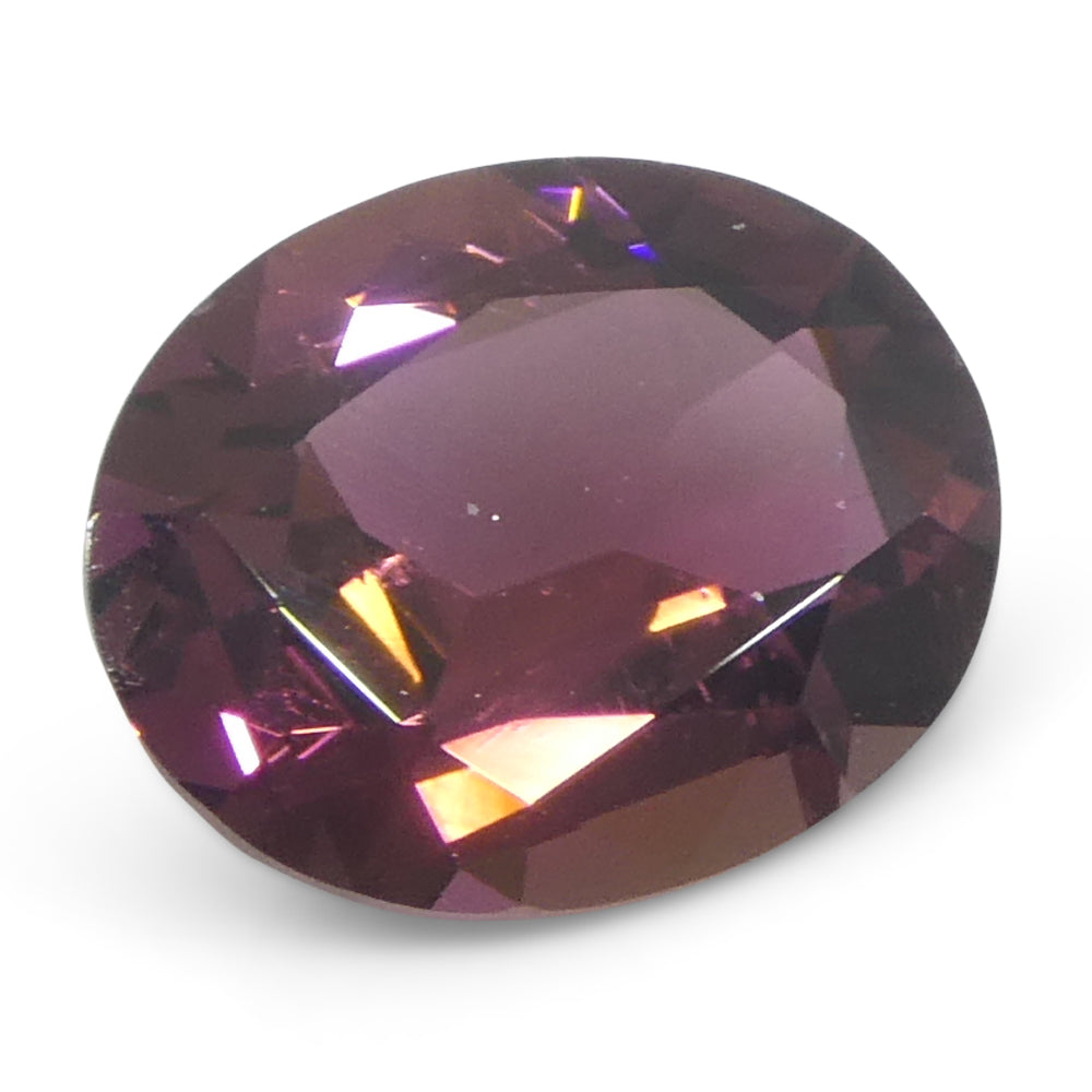 2.2ct Oval Pink Tourmaline from Brazil Unheated