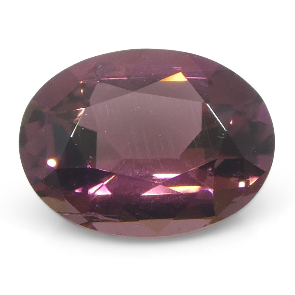 1.33ct Oval Pink Tourmaline from Brazil Unheated