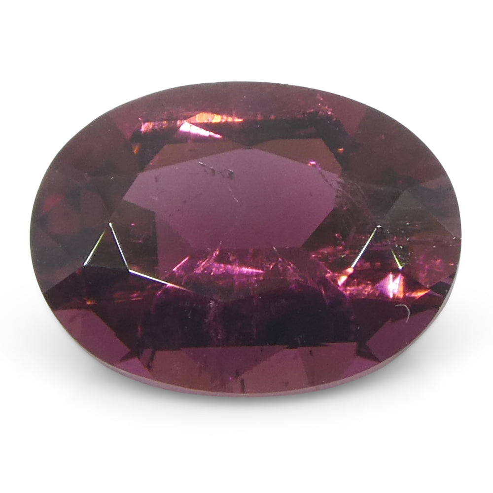 Tourmaline 1.06 cts 7.93 x 5.95 x 3.54 mm Oval Very Slightly Orangy Pink  $640