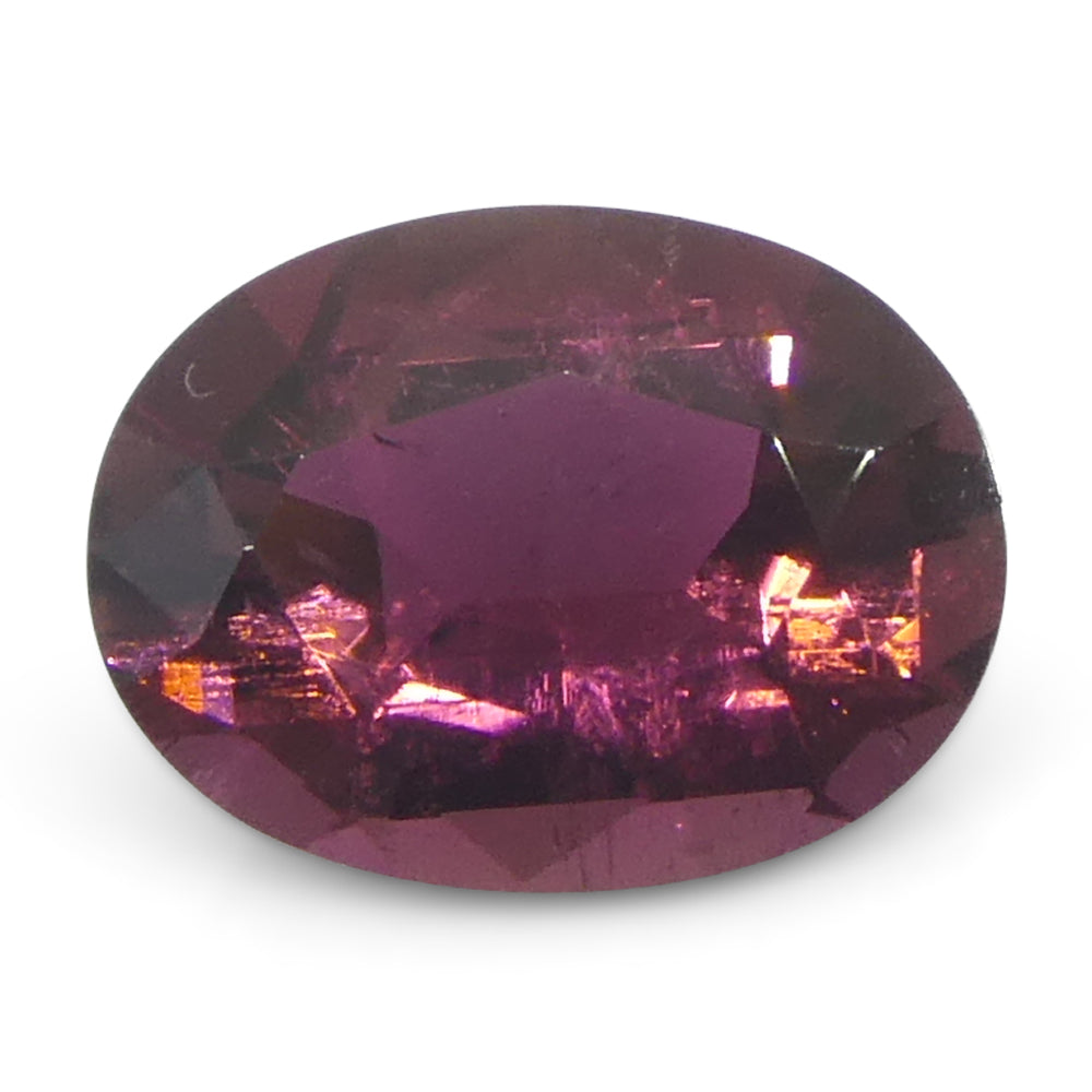 1.06ct Oval Pink Tourmaline from Brazil Unheated