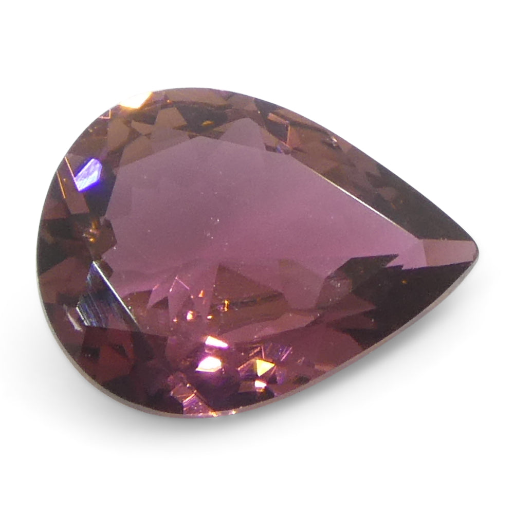 0.91ct Brazilian Pear Pink Tourmaline, brilliant-cut single stone from SkyJems' premium colored gemstone collection
