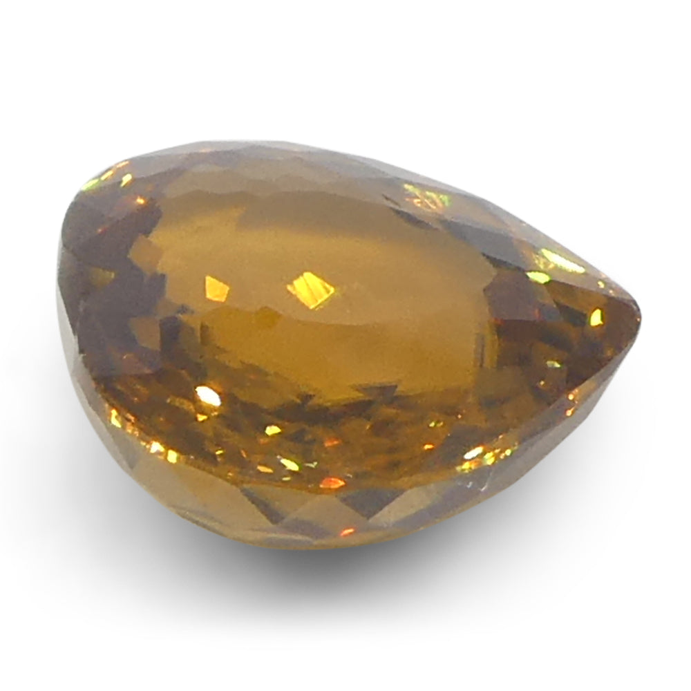 6.6ct Heart Orange Zircon from Sri Lanka