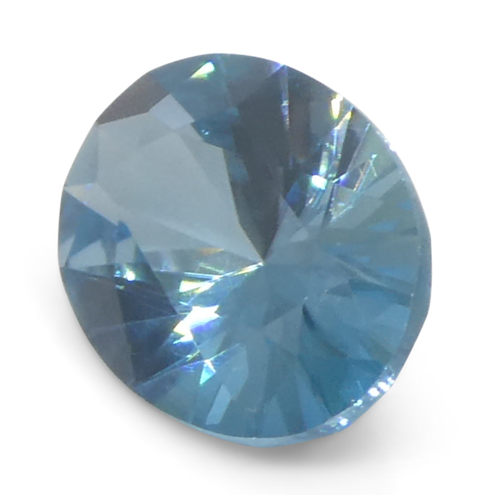2.15ct Natural Earth Mined Oval Master Brilliant Cut Blue Zircon from Cambodia - Skyjems Wholesale Gemstones