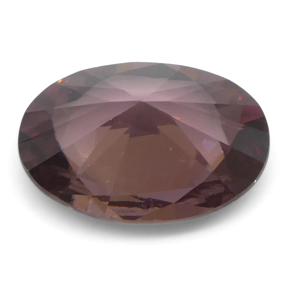 1.58ct Natural Earth Mined Oval Master Brilliant Cut Pink Zircon from Sri Lanka - Skyjems Wholesale Gemstones