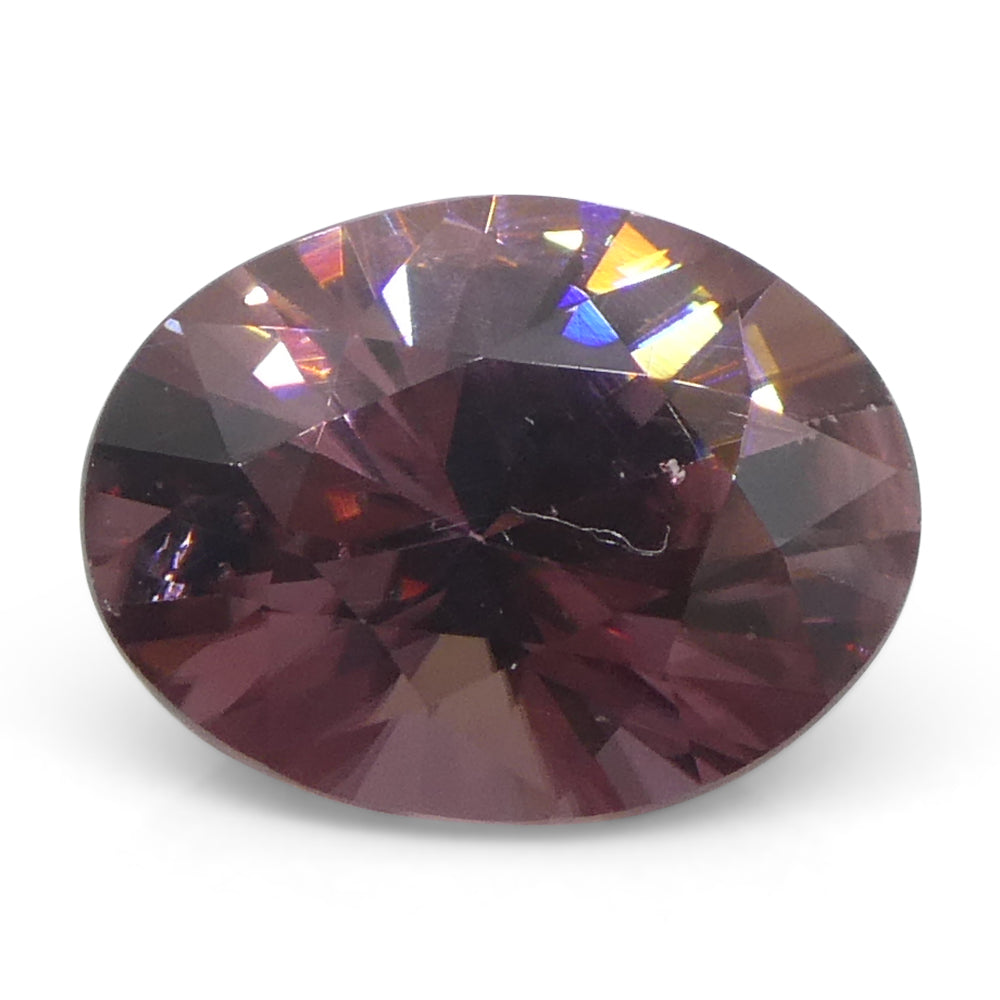 1.83ct Natural Earth Mined Oval Master Brilliant Cut Pink Zircon from Sri Lanka - Skyjems Wholesale Gemstones