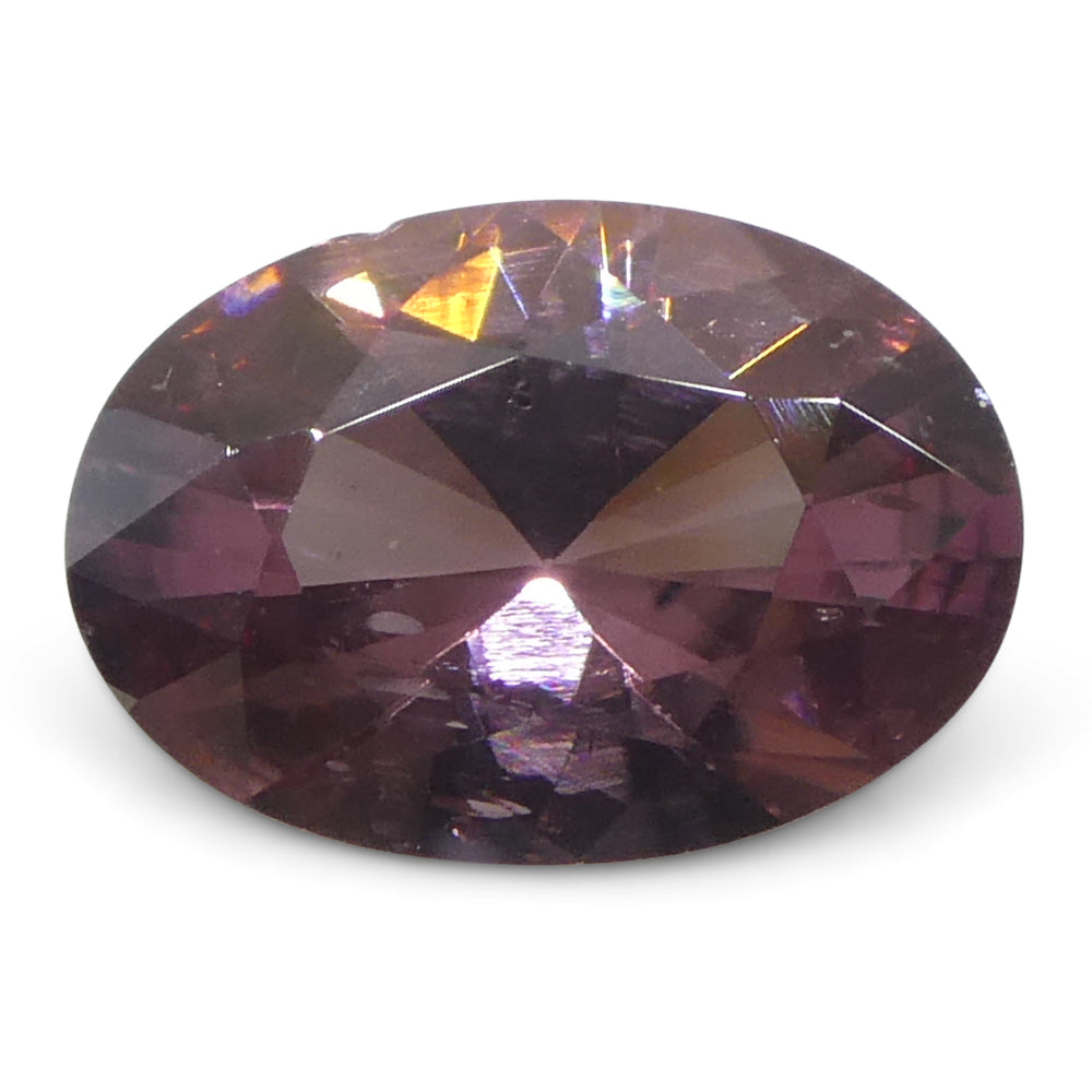 1.66ct Pink Zircon from Sri Lanka, oval brilliant-cut gemstone by SkyJems, premium natural earth-mined collector's stone
