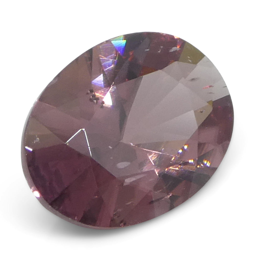 1.66ct Natural Earth Mined Oval Master Brilliant Cut Pink Zircon from Sri Lanka - Skyjems Wholesale Gemstones