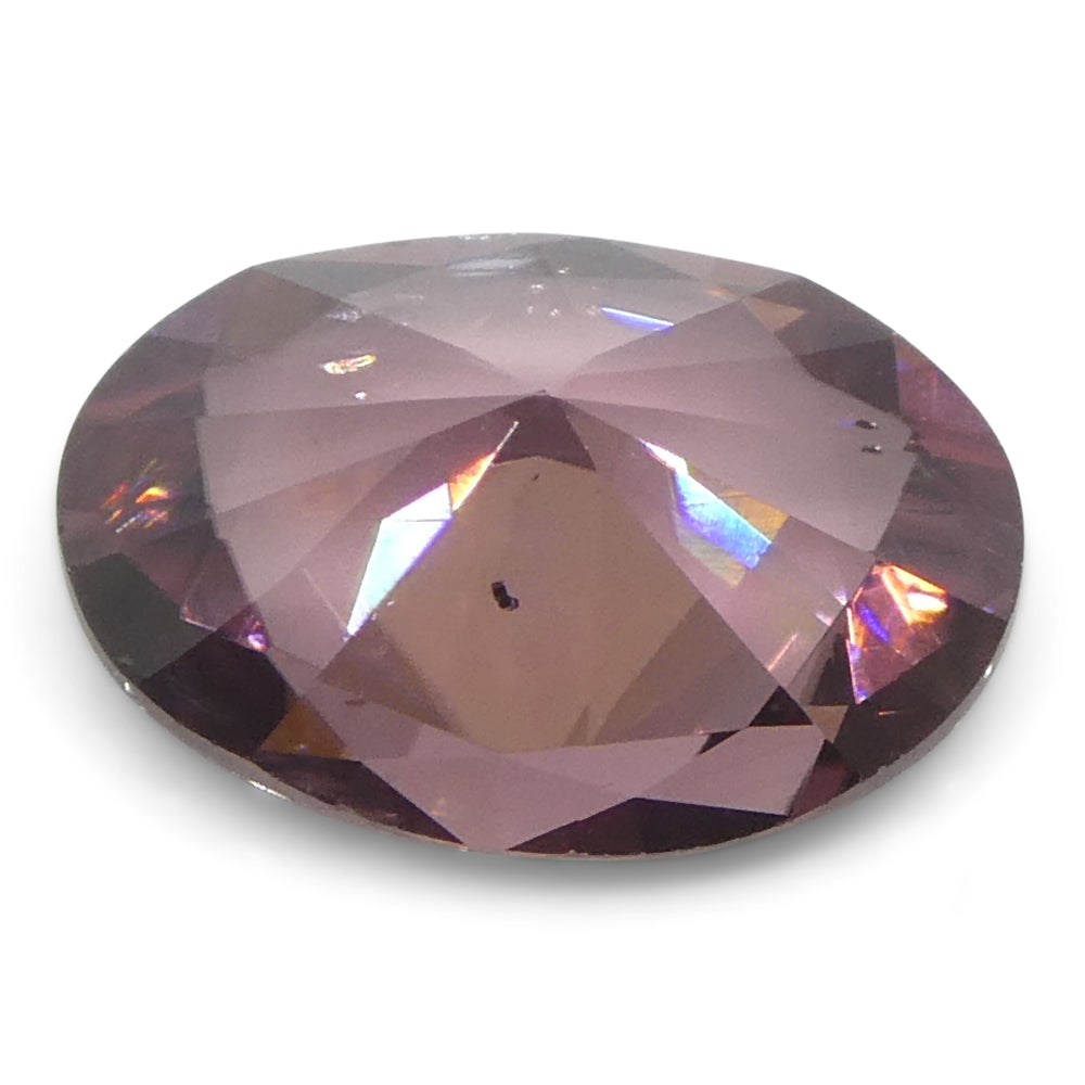 1.66ct Natural Earth Mined Oval Master Brilliant Cut Pink Zircon from Sri Lanka - Skyjems Wholesale Gemstones