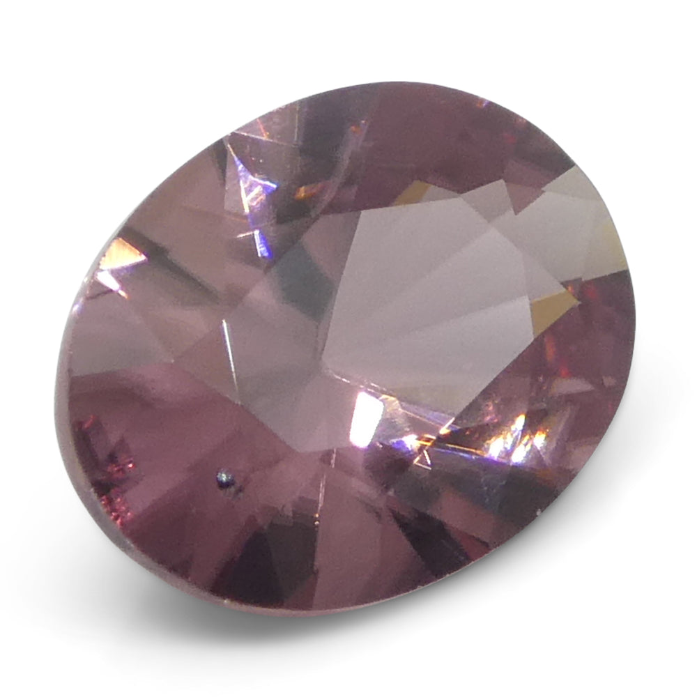 1.61ct Oval Pink Zircon from Sri Lanka