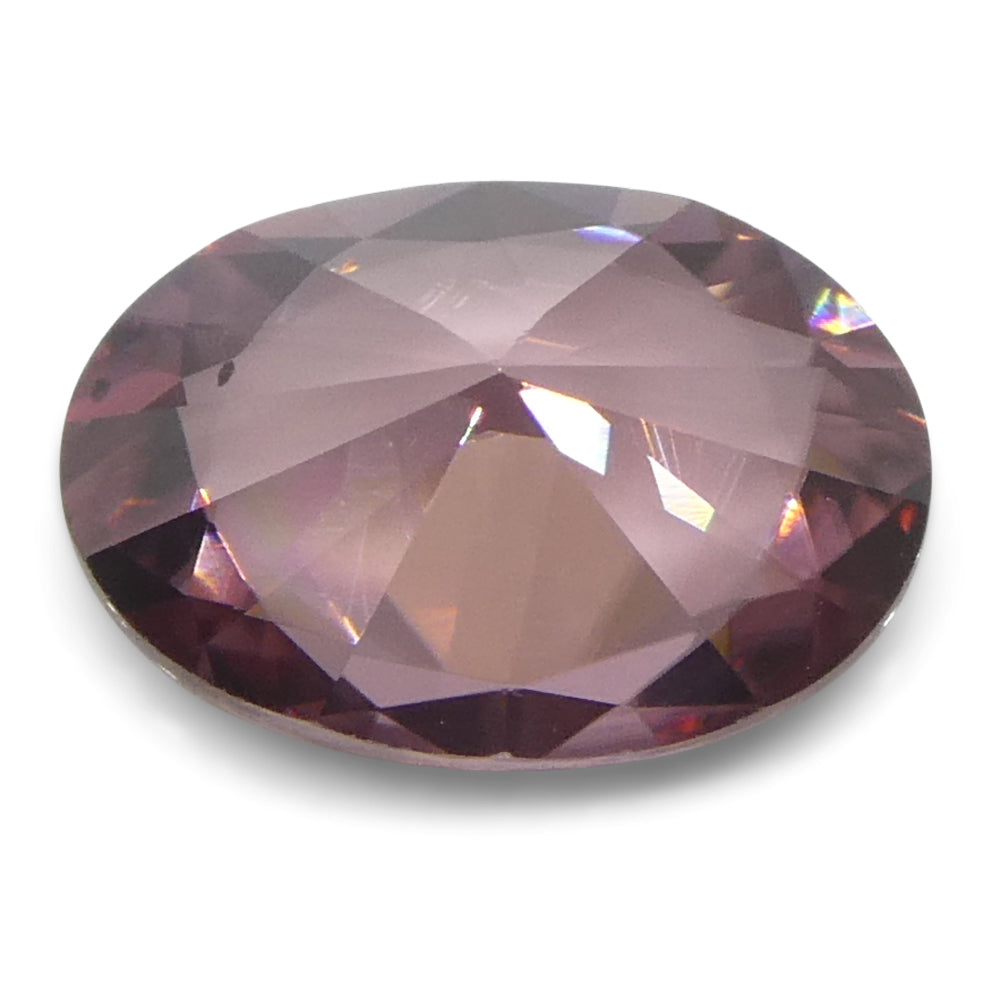 1.61ct Oval Pink Zircon from Sri Lanka