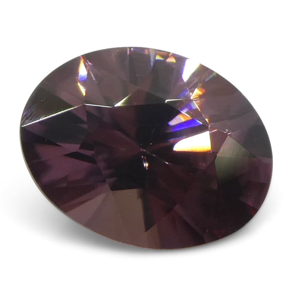 1.65ct Natural Earth Mined Oval Master Brilliant Cut Pink Zircon from Sri Lanka - Skyjems Wholesale Gemstones