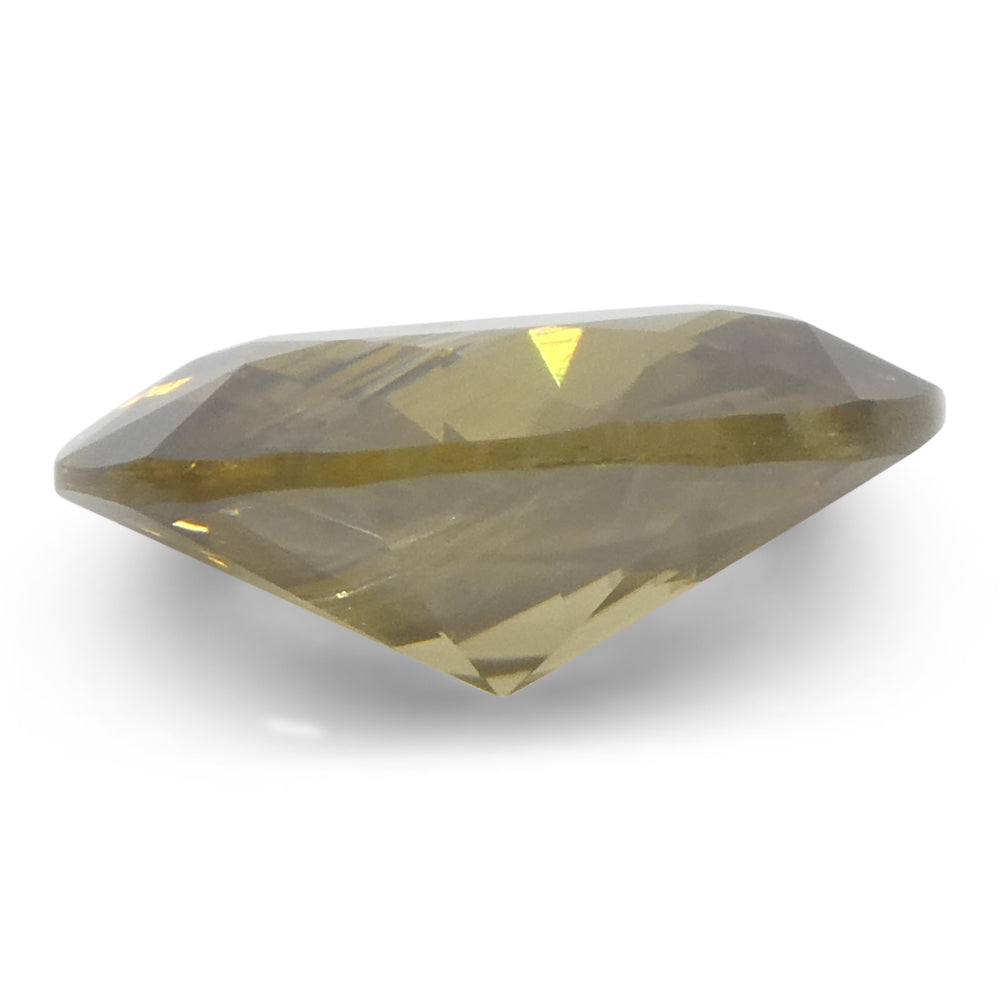 1.52ct Natural Earth Mined Oval Master Brilliant Cut Orange-Yellow Zircon from Sri Lanka - Skyjems Wholesale Gemstones