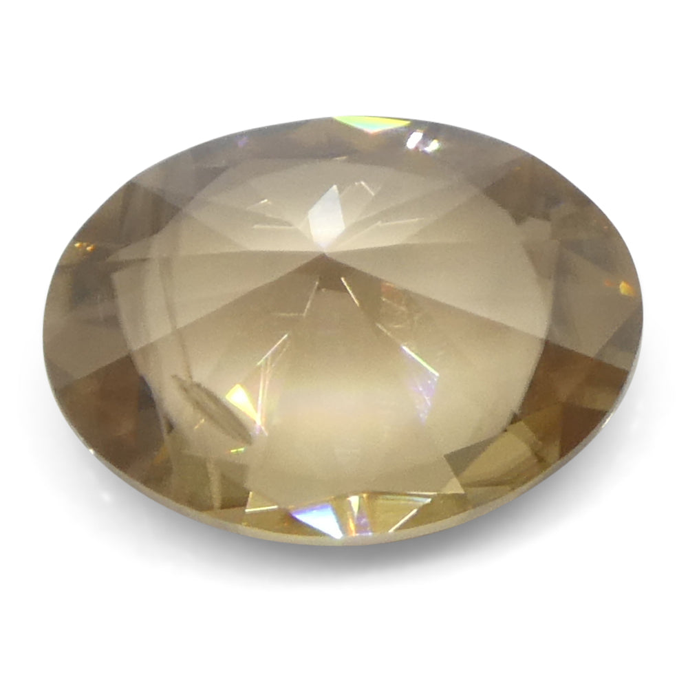 2.09ct Natural Earth Mined Oval Master Brilliant Cut Orange Zircon from Sri Lanka - Skyjems Wholesale Gemstones