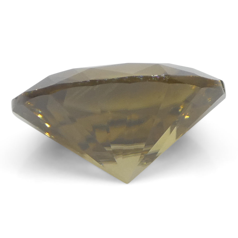 1.91ct Natural Earth Mined Oval Master Brilliant Cut Yellow-Brown Zircon from Sri Lanka - Skyjems Wholesale Gemstones