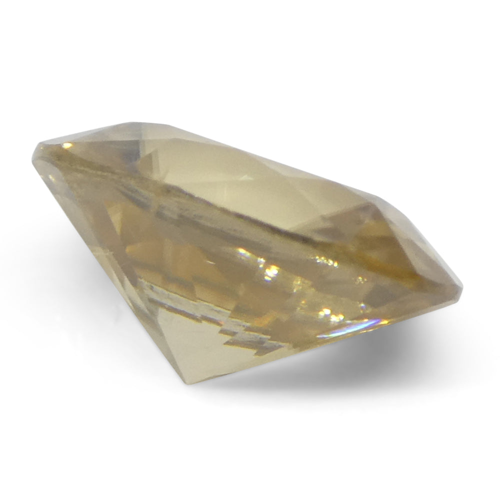 1.7ct Natural Earth Mined Oval Master Brilliant Cut Yellow Zircon from Sri Lanka - Skyjems Wholesale Gemstones